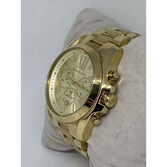 Michael Kors Bradshaw MK5605 Women Stainless Steel Analog Dial Wrist Watch MP824 - Picture 4 of 12